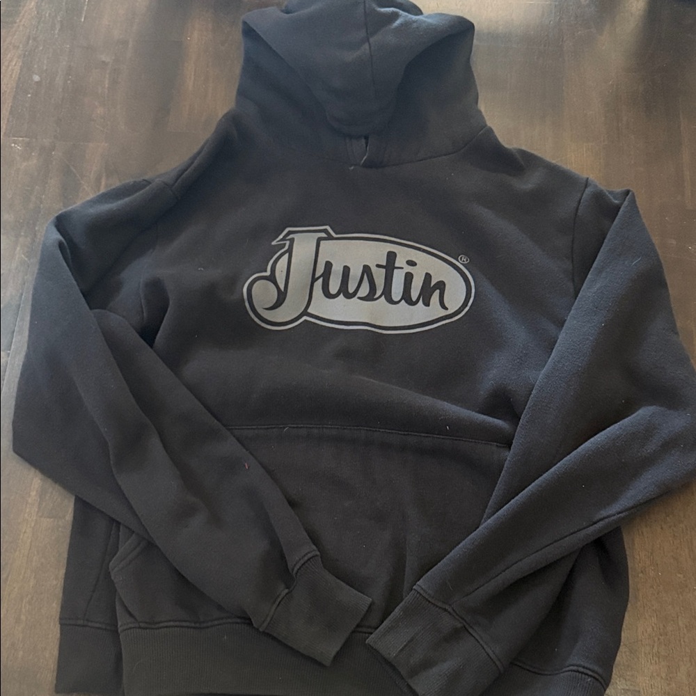 Justin Boots hoodie! Excellent condition!!